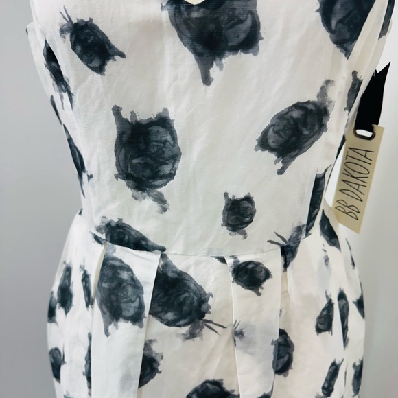 Vintage Style BB Dakota Floral Sleeveless A Line Mini Silk Dress Layered Y2K 4 - Picture 3 of 15